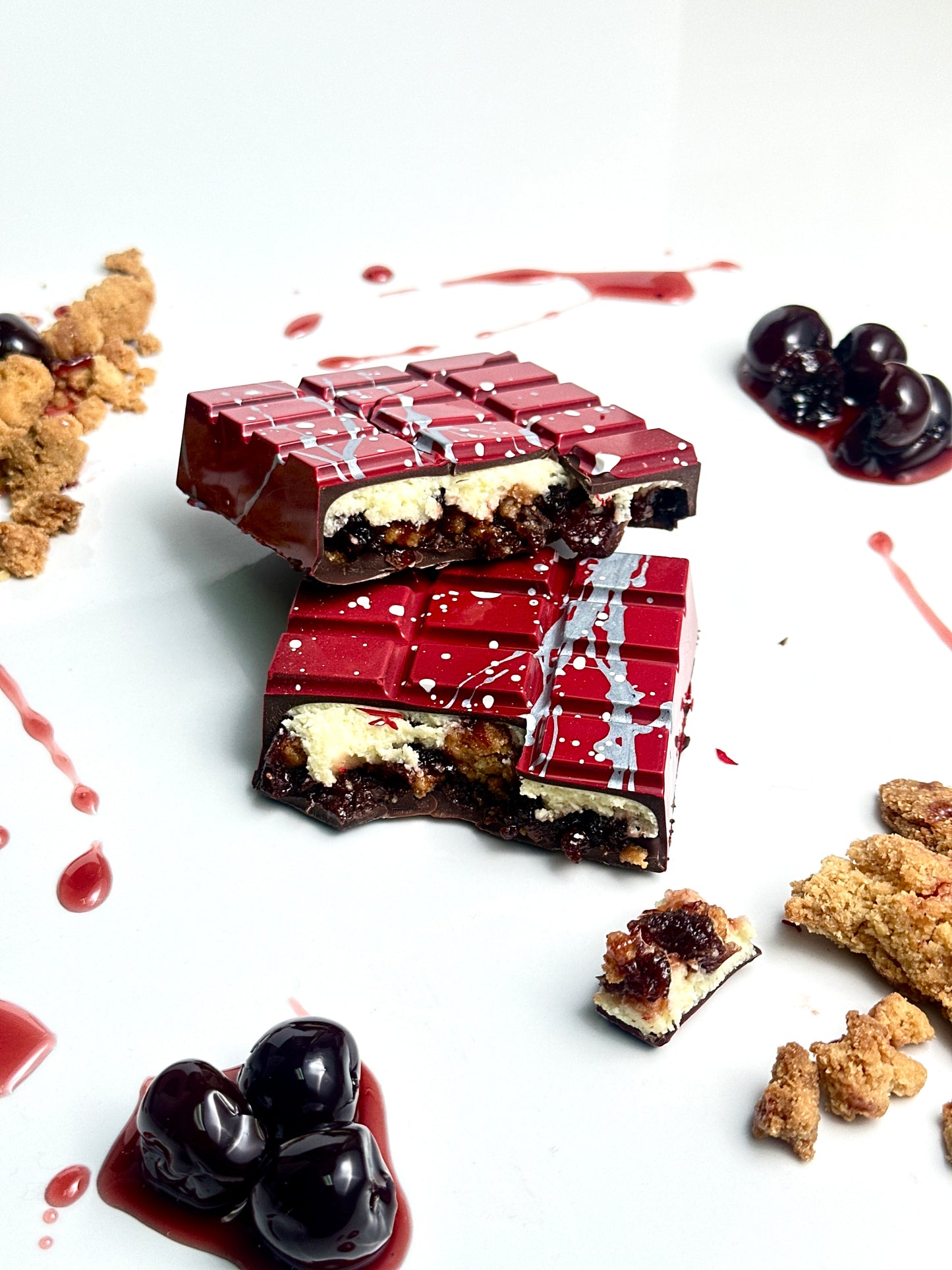 Mini Cherry Bomb Chocolate Slab