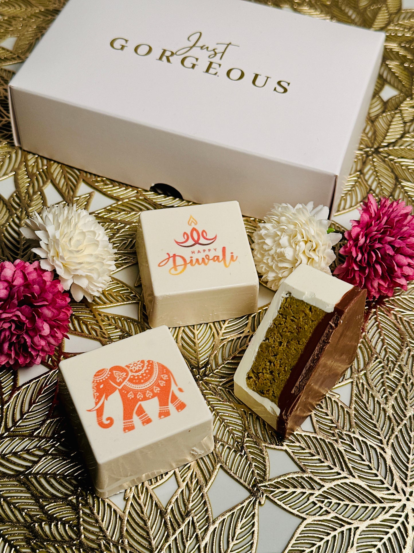 Diwali Print Chocolate Squares (3-Pack)