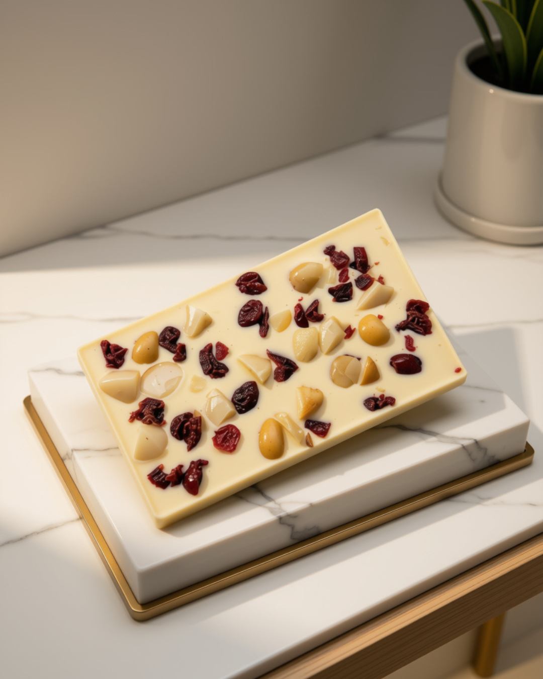Classic Macadamia & Cranberry Chocolate Bar