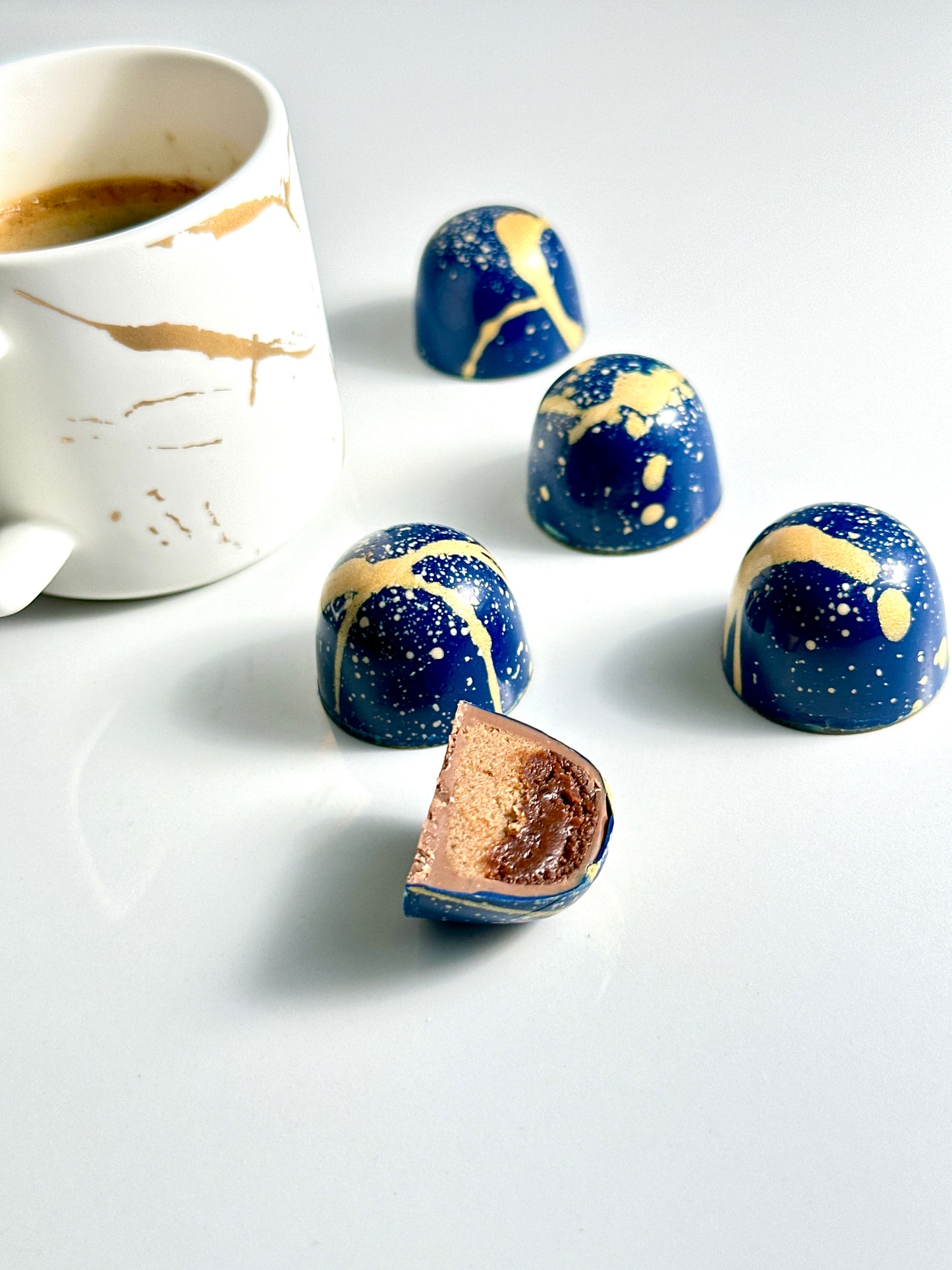 Chocolate Coffee & Pecan Praline Bonbon