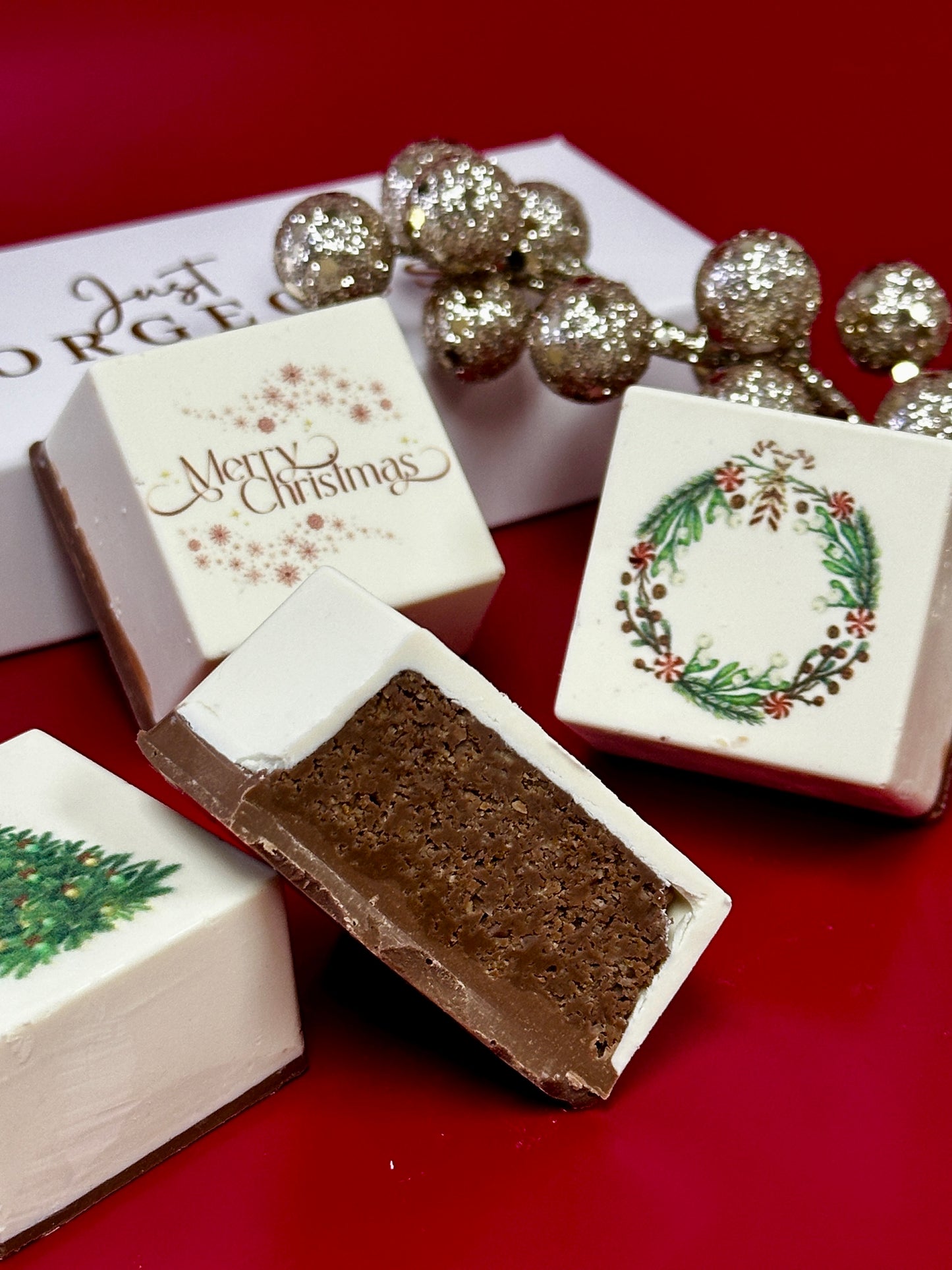 Christmas Chocolate Squares