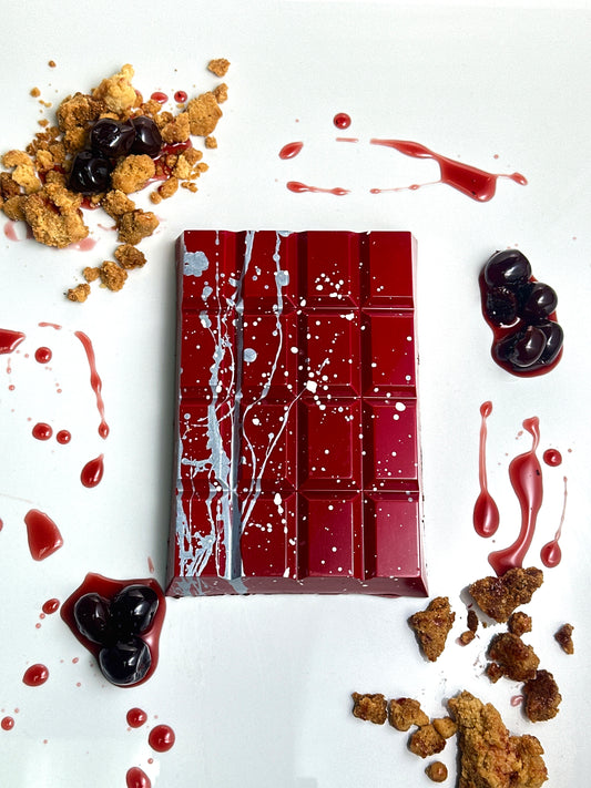 Cherry Bomb Chocolate Slab