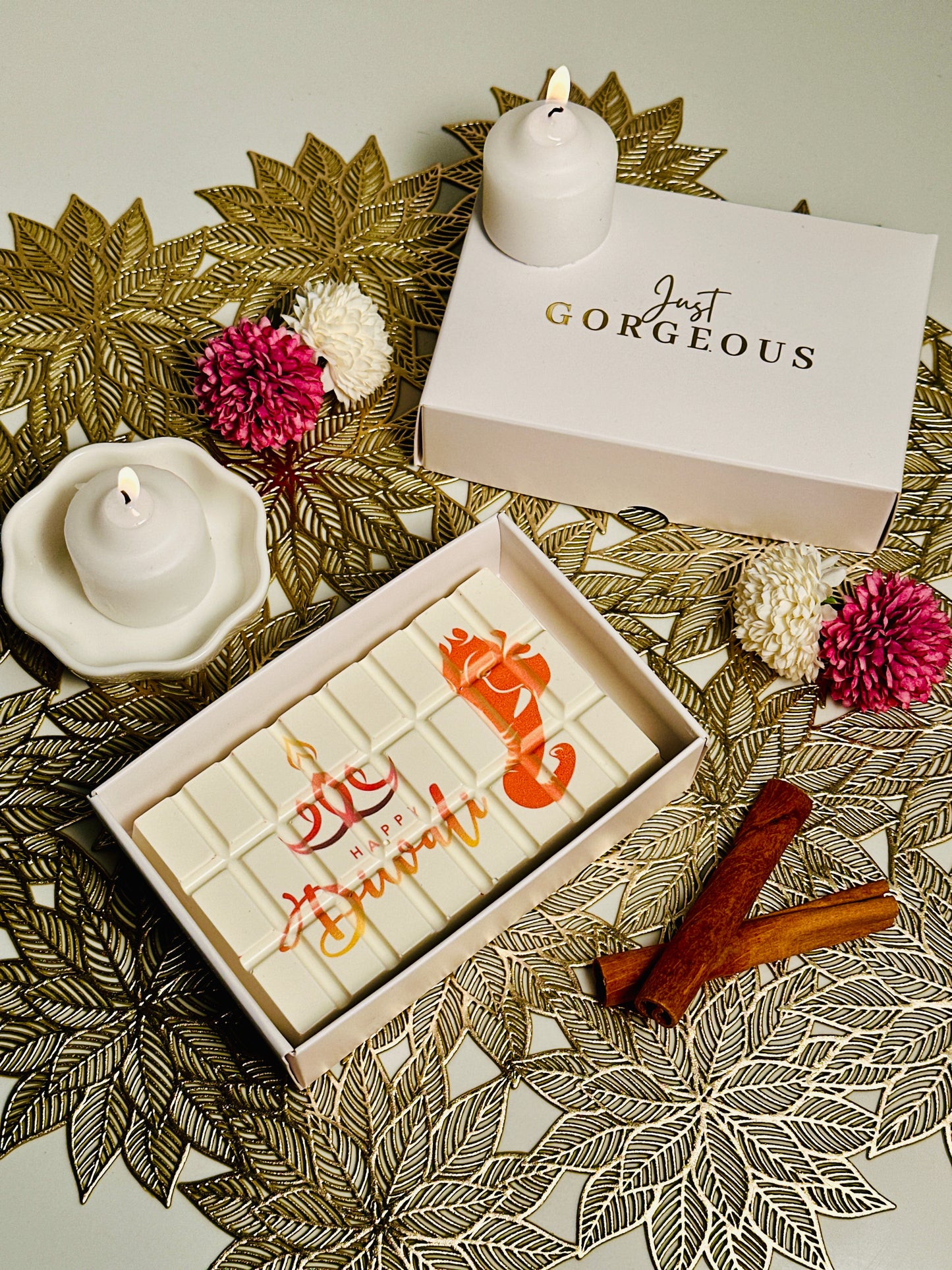 Diwali Print Chocolate Slab