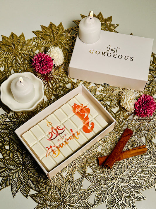 Diwali Print Chocolate Slab